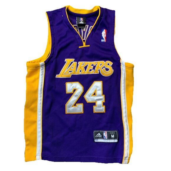Kobe Bryant Lakers NBA Jersey Vintage NBA Medium Adidas #24 PURPLE